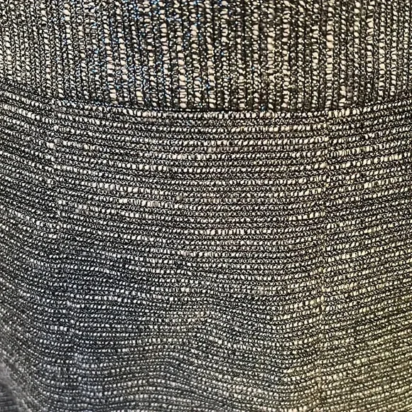 Banana Republic Tweed Metallic Ruffled Gray Skirt - Picture 3 of 6